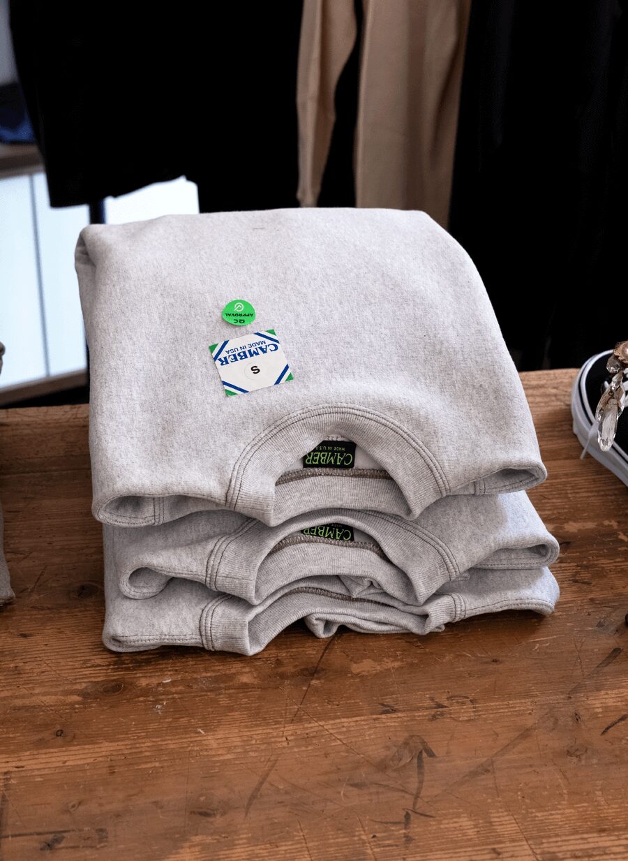 CAMBER　#234 Cross-Knit Heavy Weight Sweat Shirt