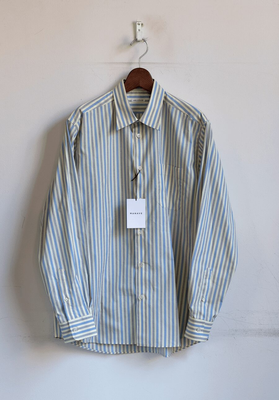MANAVE　Standard Shirt Multi Stripe
