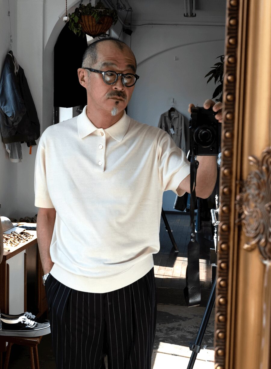 LÖWER　30G Silk Cotton Polo-shirts