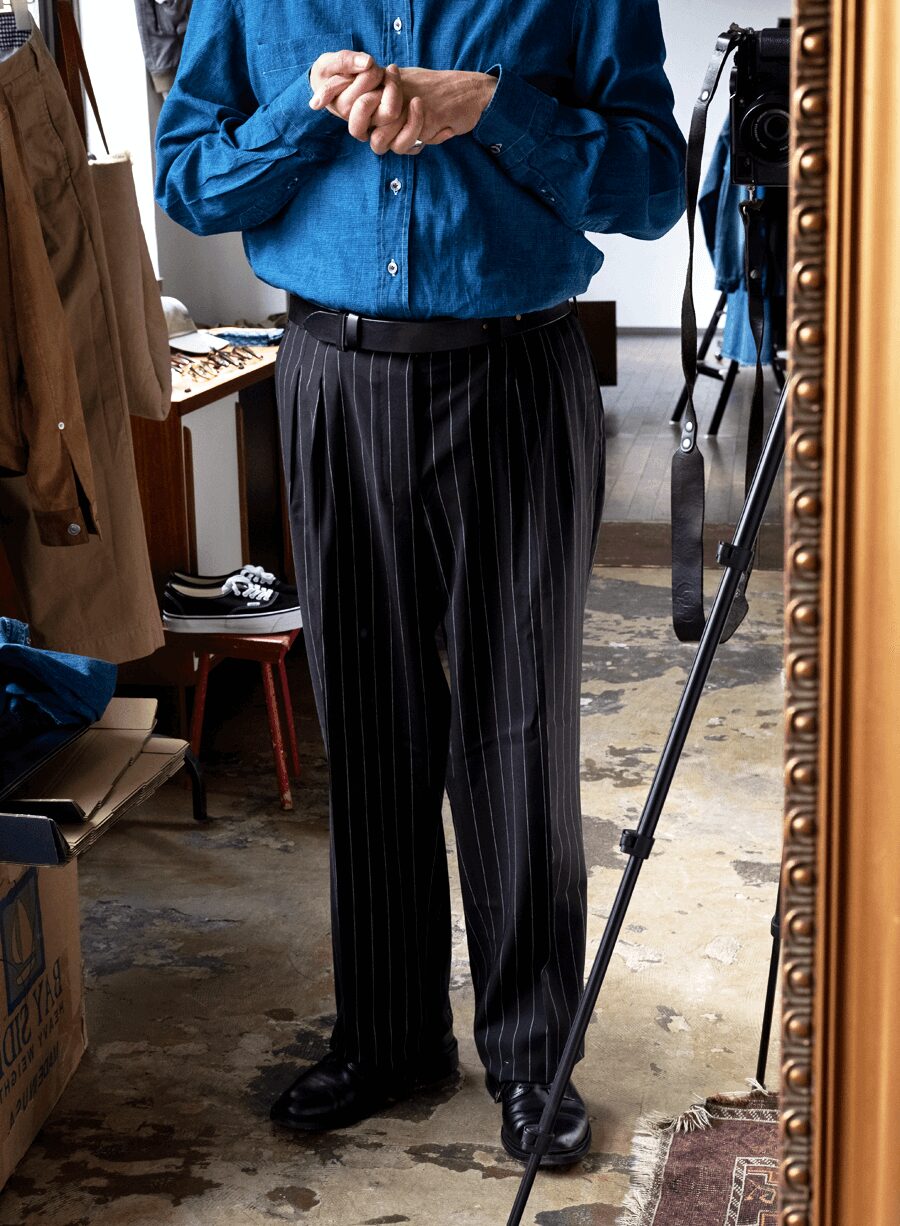 Errico Formicola　Wool Stripe “CHINO MODIFY”