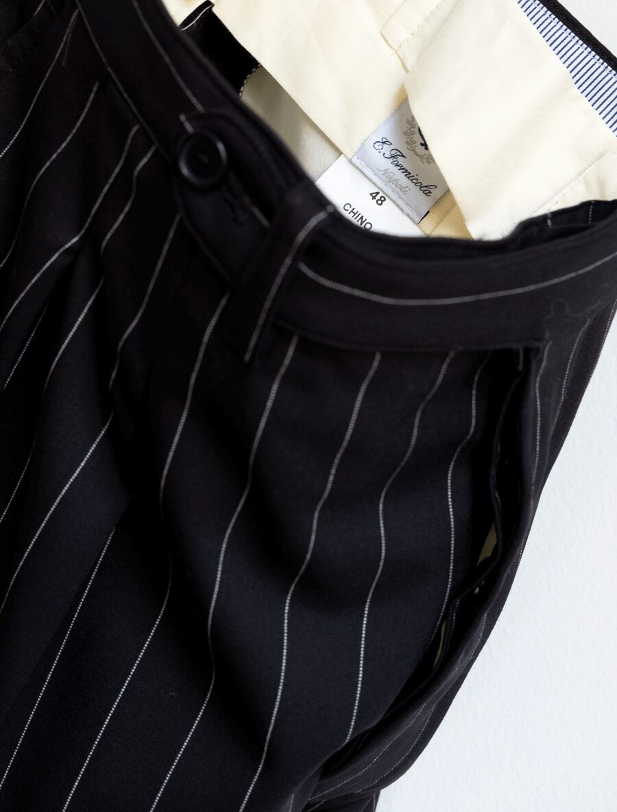 Errico Formicola　Wool Stripe “CHINO MODIFY”