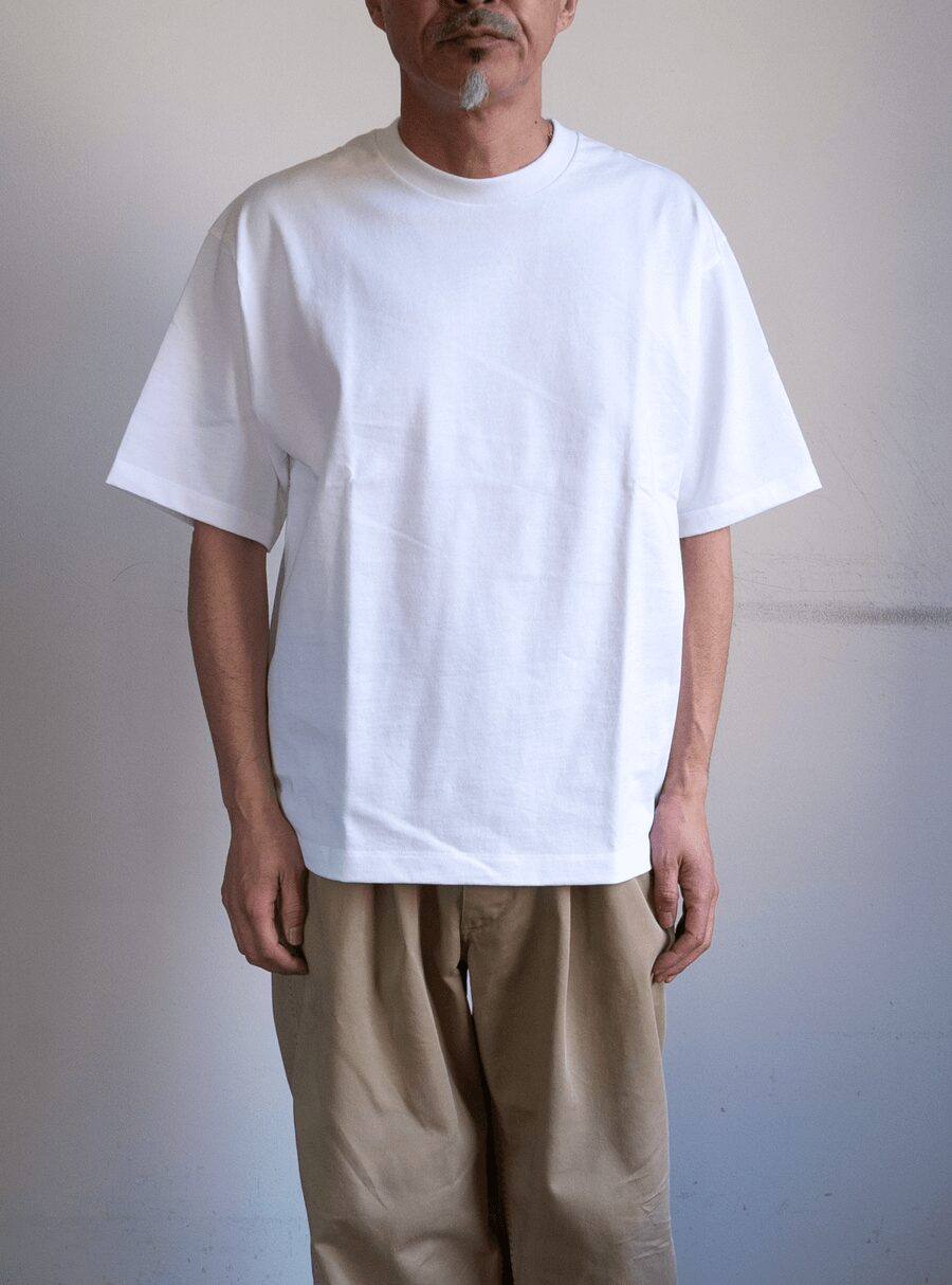 ATON　12/- AIR SPINNING LOOSE FIT T-SHIRT