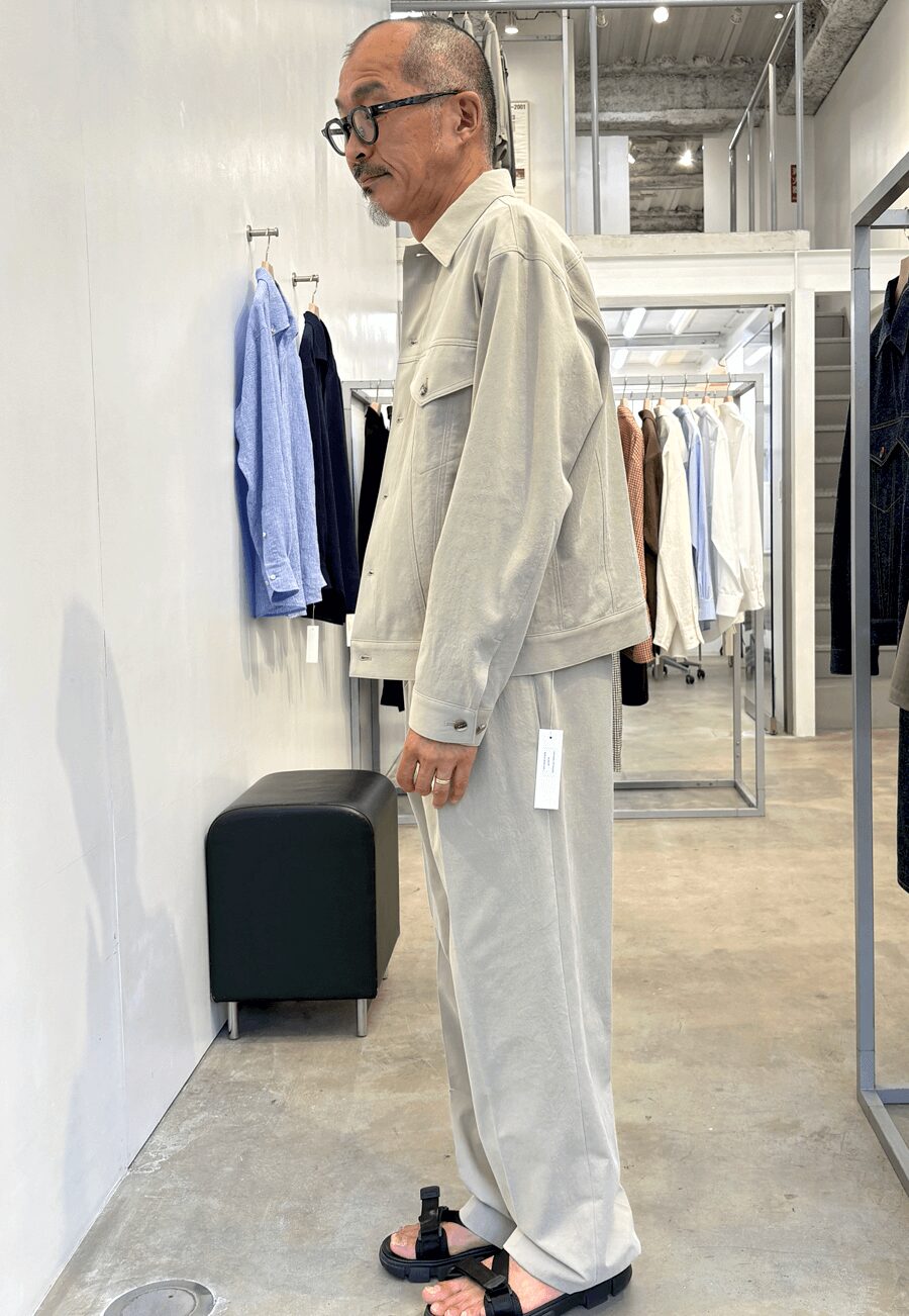 Cale　Nidom Finish Chino Tracker Jacket & 2-Tuck Trousers