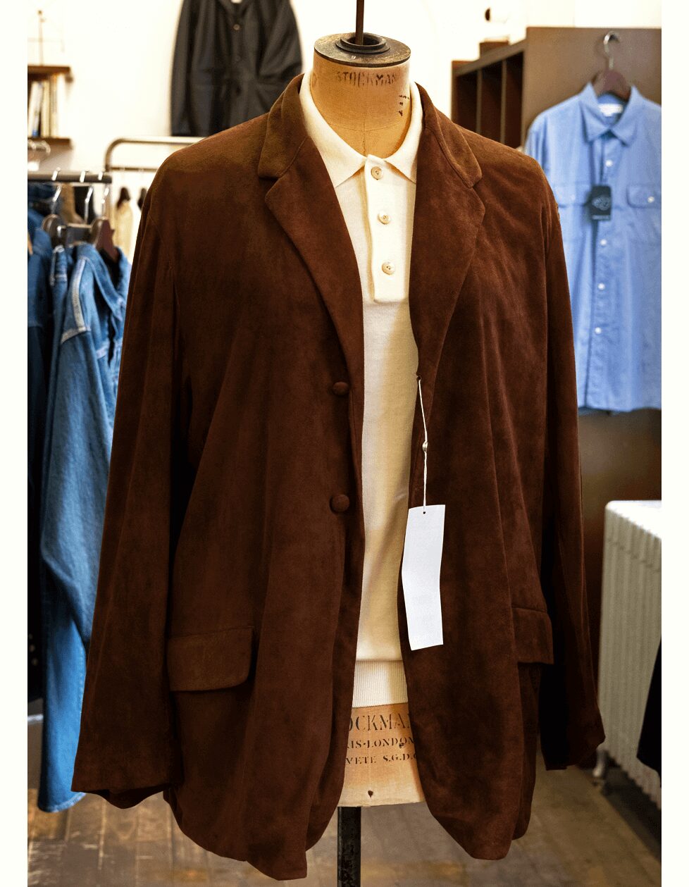 COMOLI　スエードジャケット