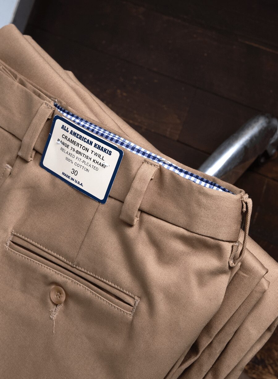 ALL AMERICAN KHAKIS　”CRAMERTON TWILL” RELAXED FIT 2Tacs