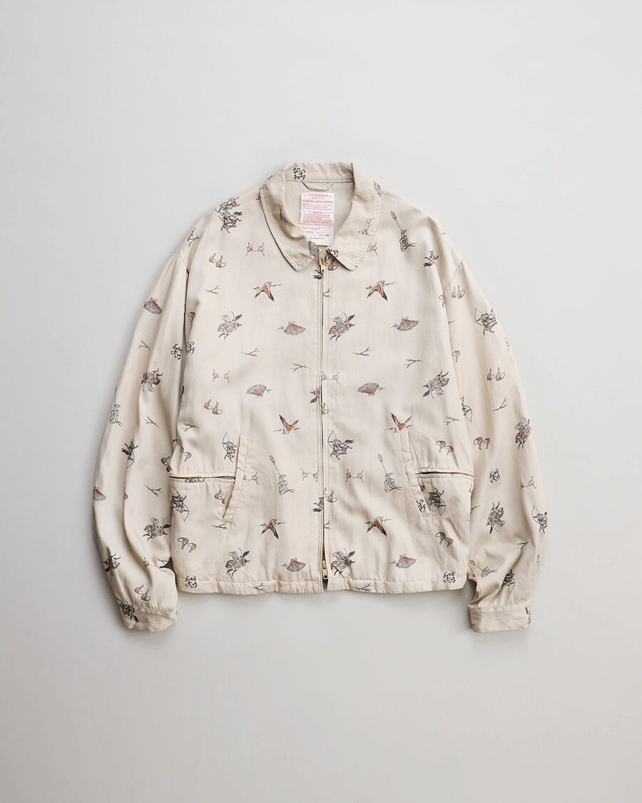 NICENESS　流鏑馬 PRINT GABERDINE JACKET “C.MAXIM”