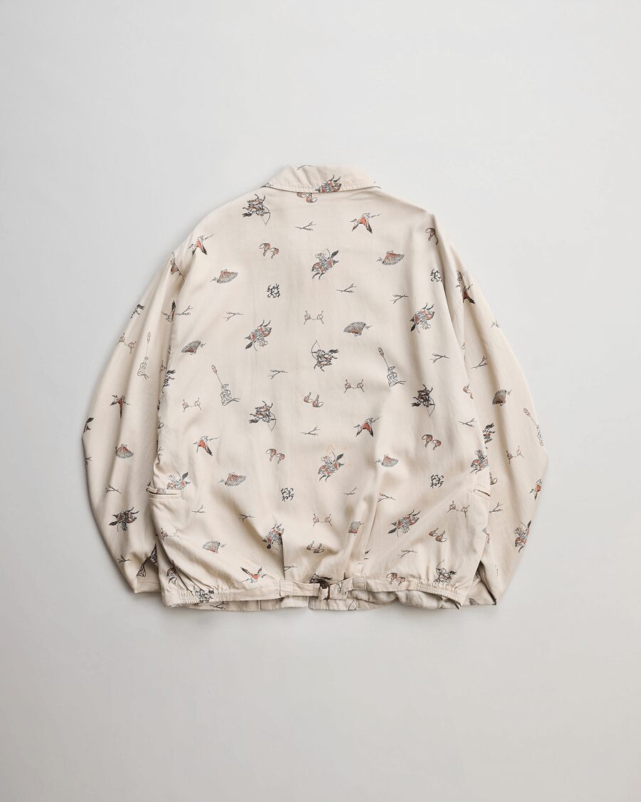NICENESS　流鏑馬 PRINT GABERDINE JACKET “C.MAXIM”