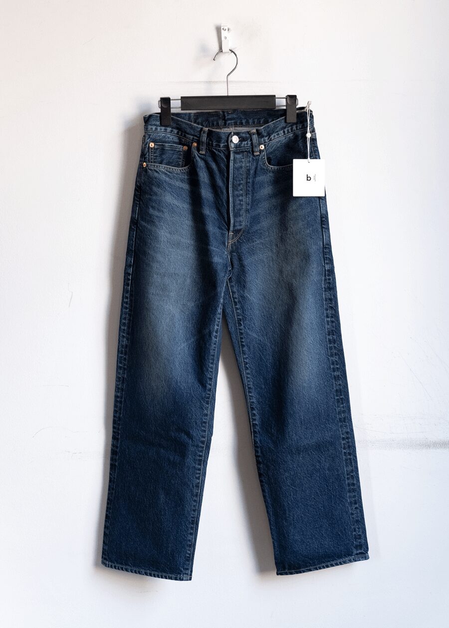 blurhms ROOTSTOCK　13.5oz Denim Pants Narrow USED-Indigo