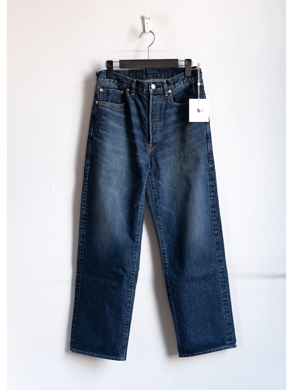 blurhms ROOTSTOCK　13.5oz Denim Pants Narrow USED-Indigo