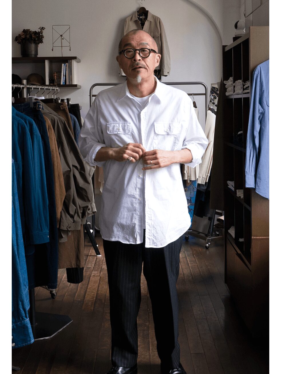 INDIVIDUALIZED SHIRTS　Cording Twill New 2poc Work Shirt