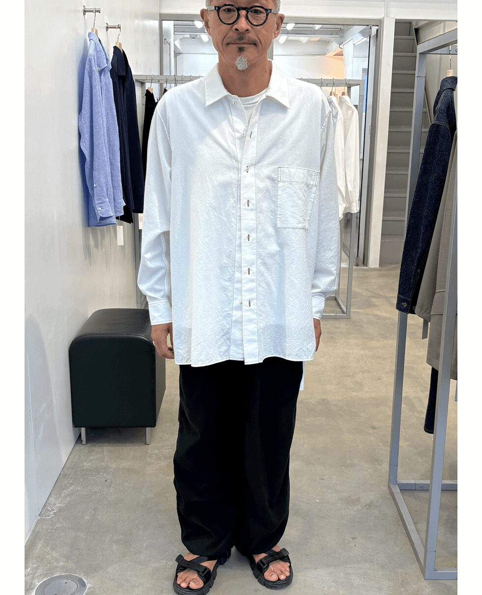 Cale　カディコットン製品染め SHIRTS COVER ALL