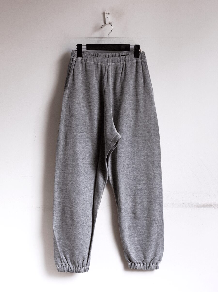 COMOLI　グレー裏毛 パンツ