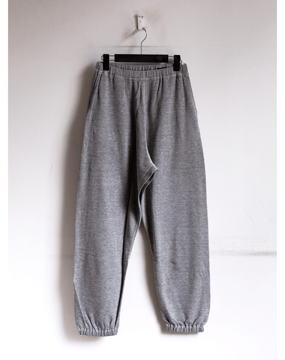 COMOLI　グレー裏毛 パンツ