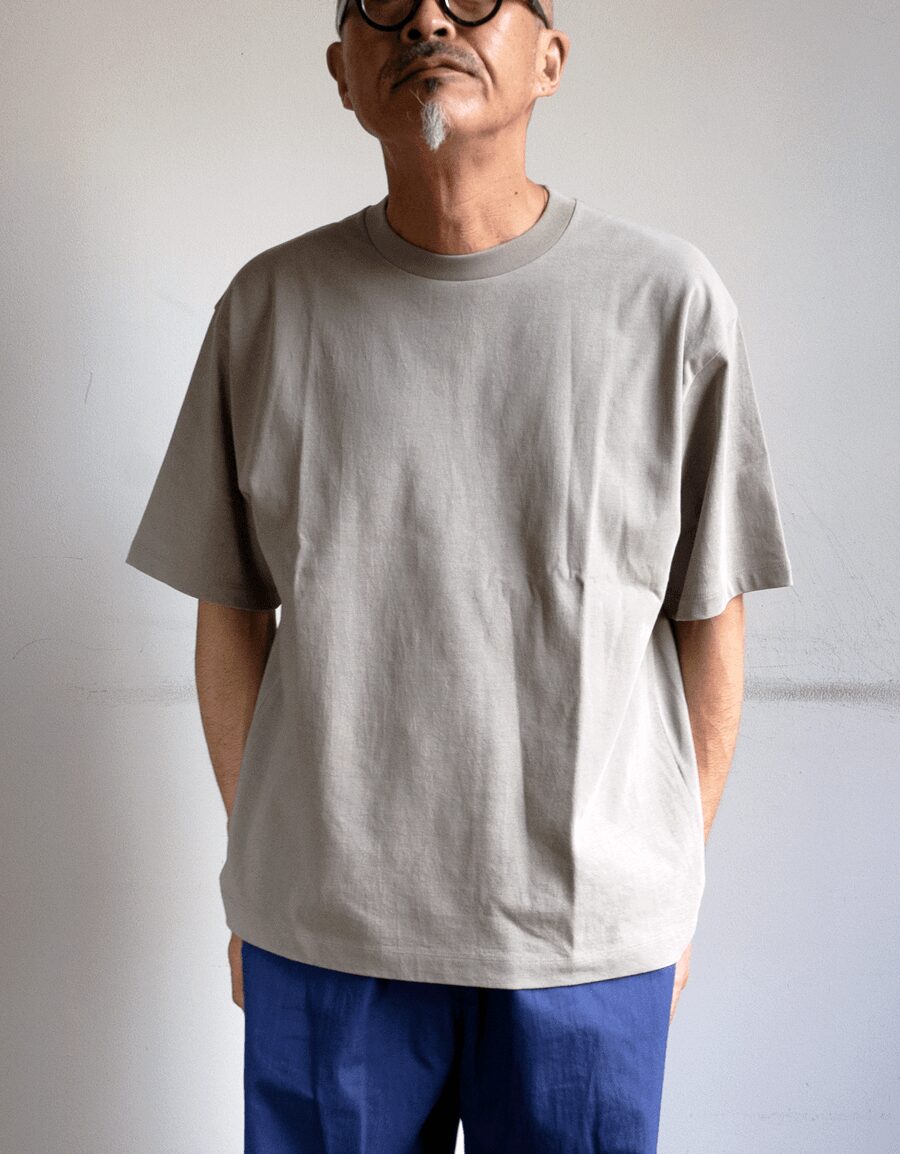 ATON　FRESCA PLATE LOOSE FIT T-SHIRT