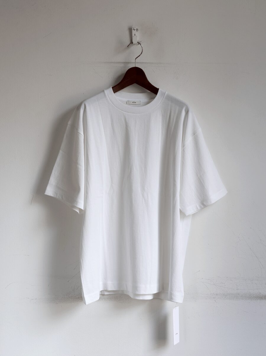 ATON　FRESCA PLATE LOOSE FIT T-SHIRT