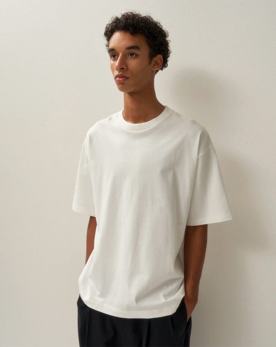 ATON　FRESCA PLATE LOOSE FIT T-SHIRT