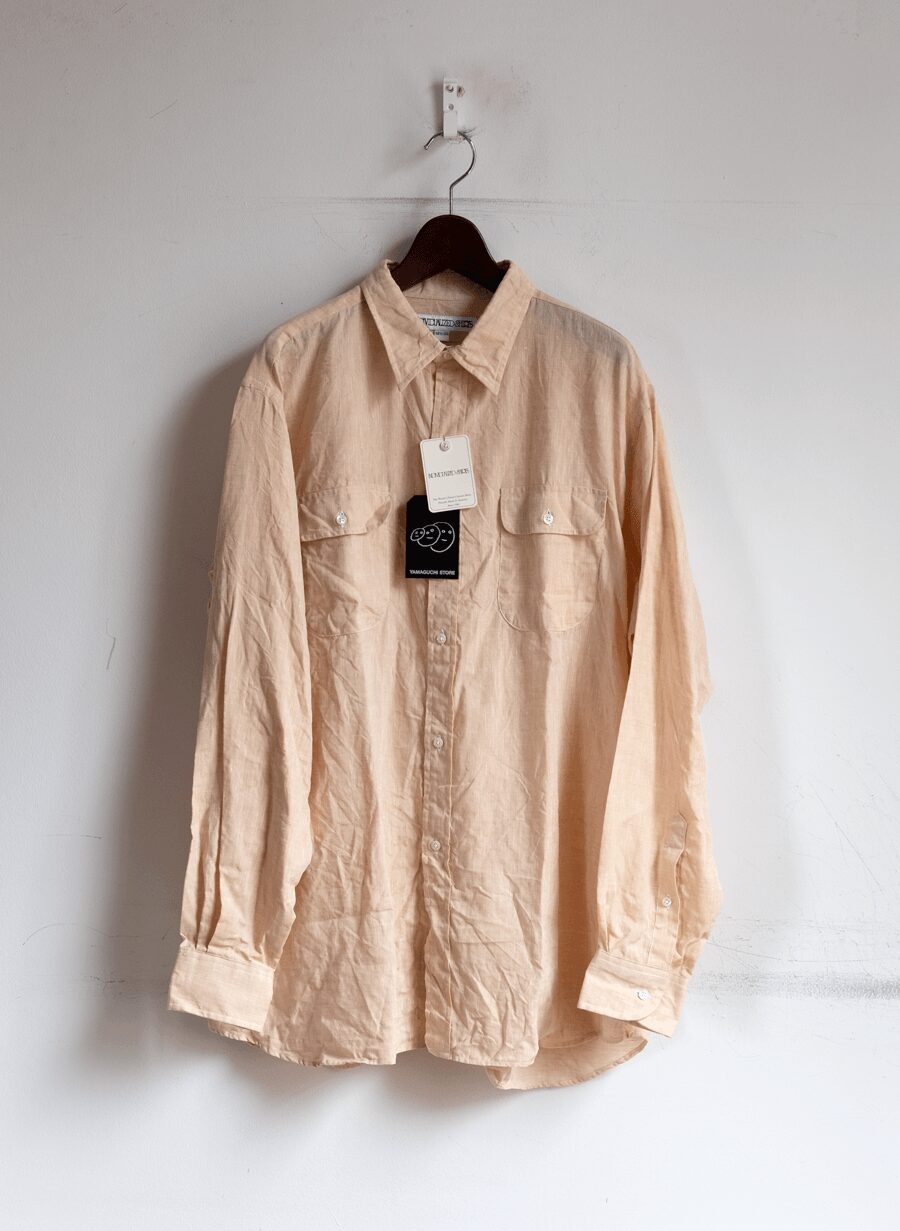 NDIVIDUALIZED SHIRTS　Solid Linen New 2poc Work Shirt