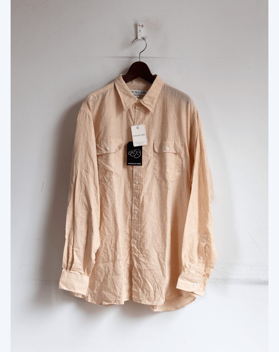 NDIVIDUALIZED SHIRTS　Solid Linen New 2poc Work Shirt