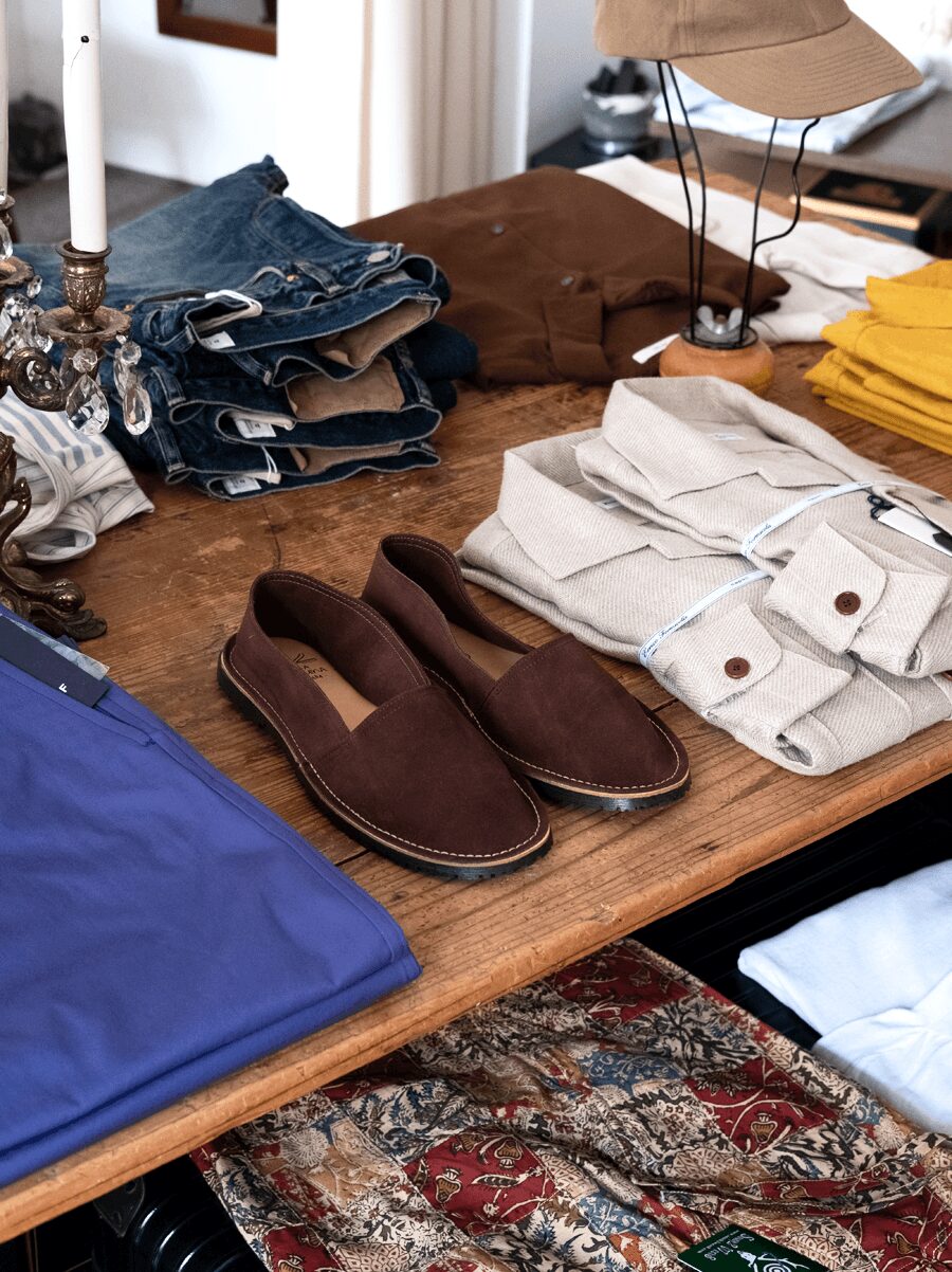 AVARCA MENORQUINA　AFELAPADO FLAT SHOES