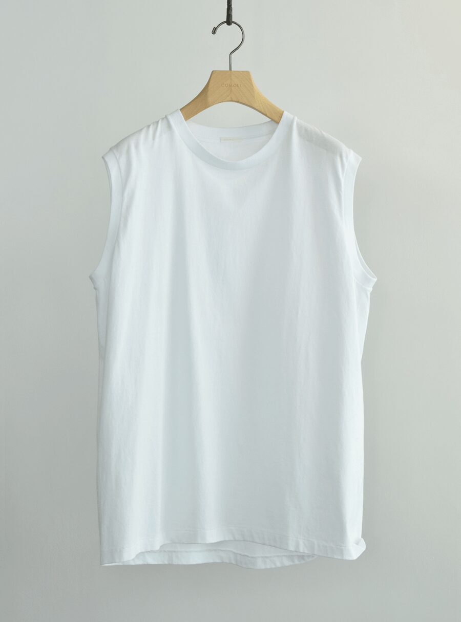 COMOLI　コットンジャージ ノースリーブ