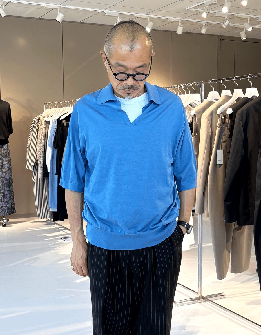 LOEFF　COTTON HIGH GAUGE SKIPPER SWEATER