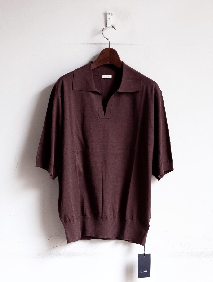 LOEFF　COTTON HIGH GAUGE SKIPPER SWEATER