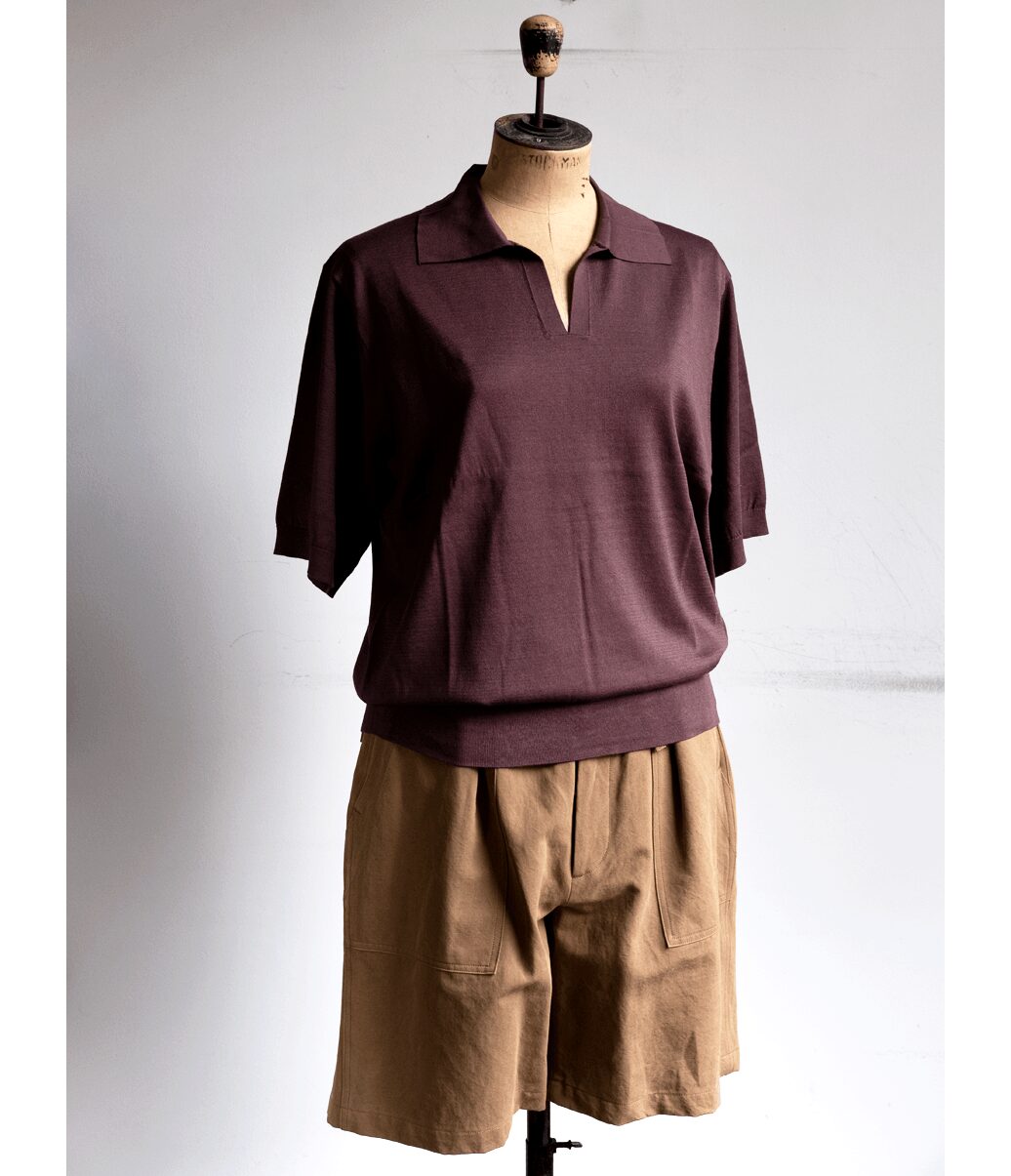 LOEFF　COTTON HIGH GAUGE SKIPPER SWEATER