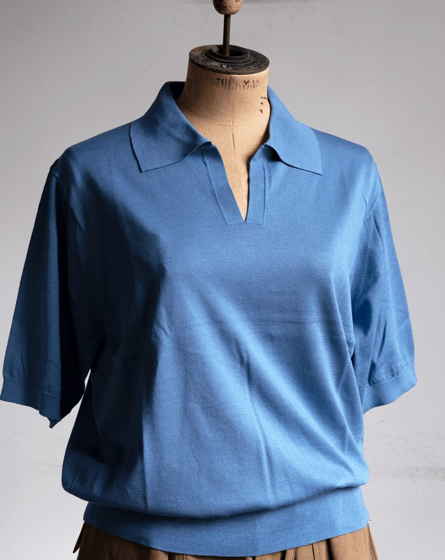 LOEFF　COTTON HIGH GAUGE SKIPPER SWEATER