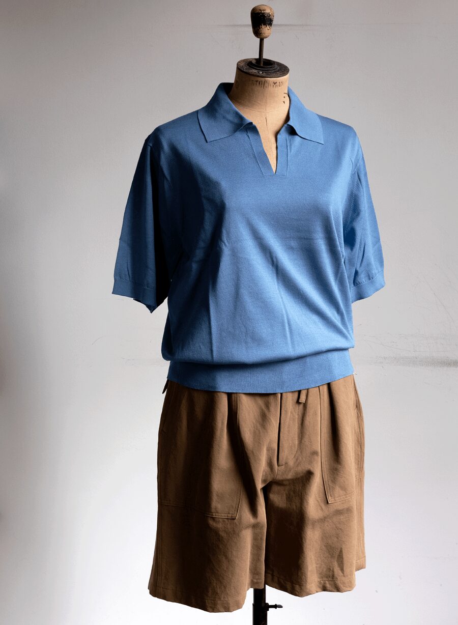 LOEFF　COTTON HIGH GAUGE SKIPPER SWEATER