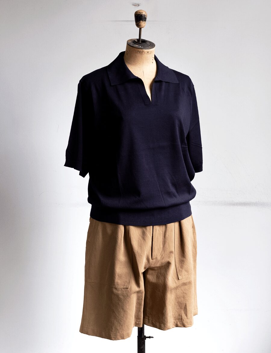 LOEFF　COTTON HIGH GAUGE SKIPPER SWEATER