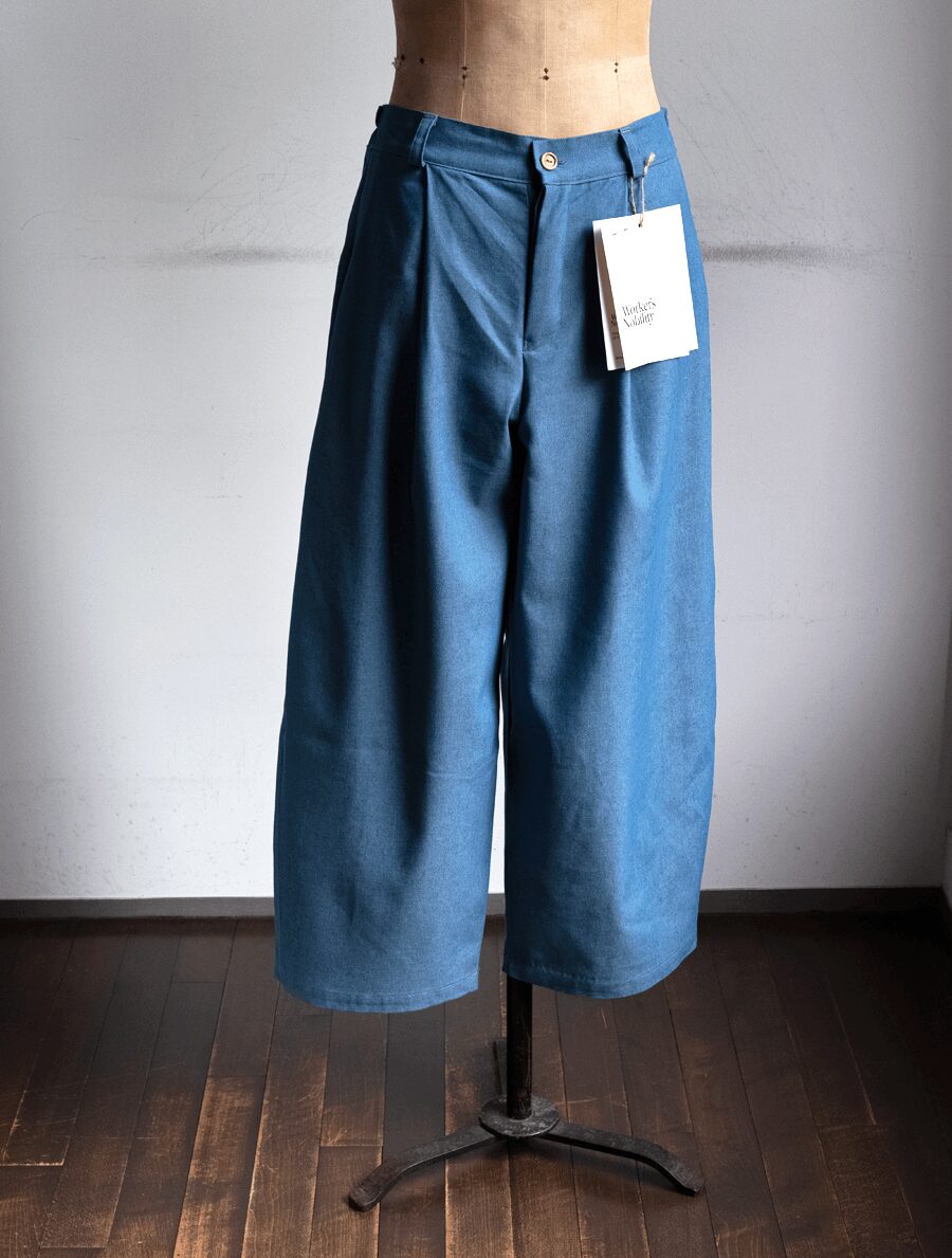 Worker’s Nobility　O Pants Blue Denim & Caramel Tuscany