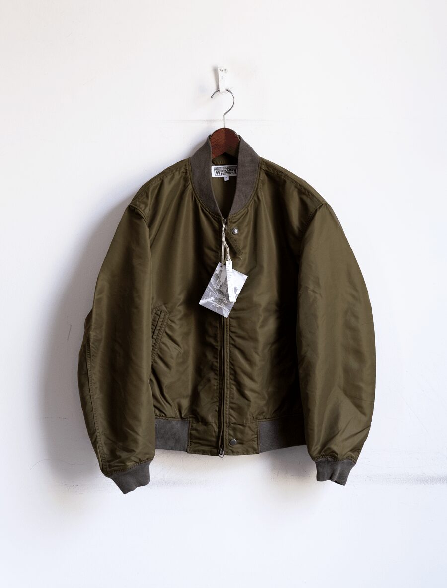 WORKADAY　USMA Jacket Flight Satin Nylon