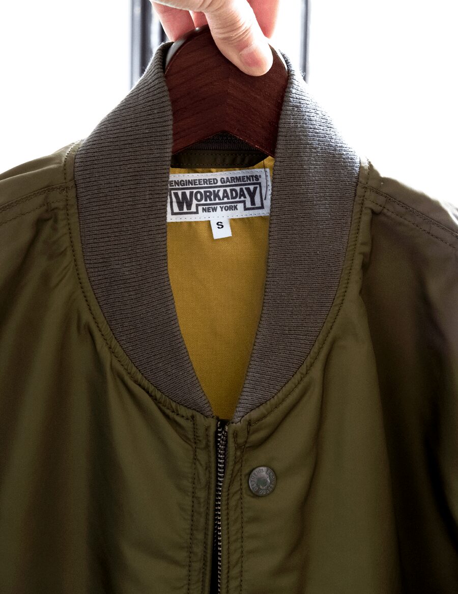 WORKADAY　USMA Jacket Flight Satin Nylon
