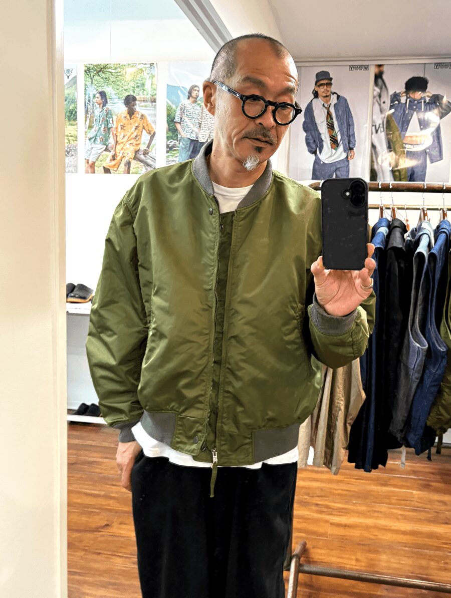 WORKADAY　USMA Jacket Flight Satin Nylon