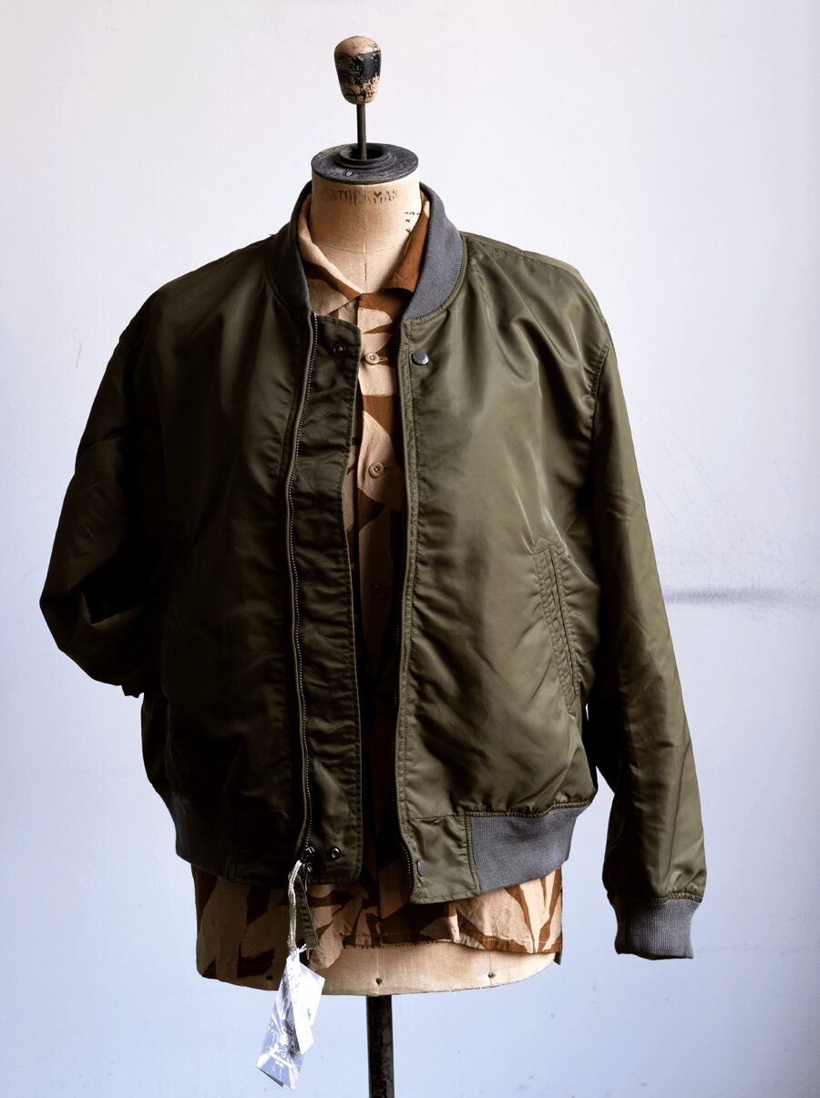 WORKADAY　USMA Jacket Flight Satin Nylon