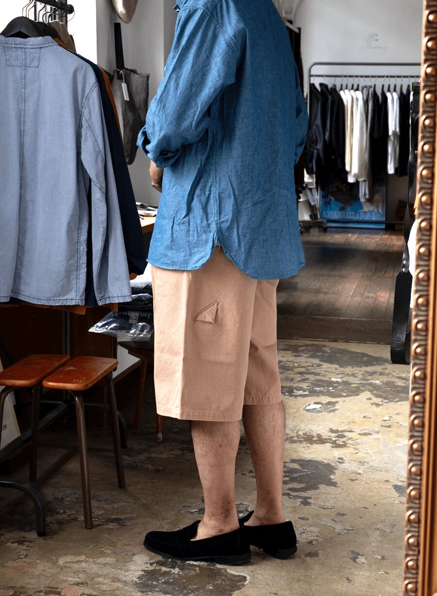 kiivu　PIGMENT PRINT CHINO SHORT PANTS