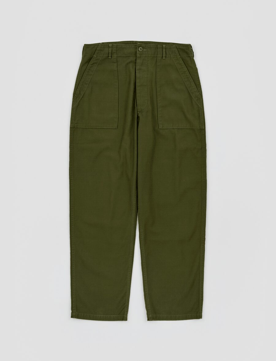 CIOTA　Cotton Back-Sateen Baker Pants Wide Tapered (One Wash)