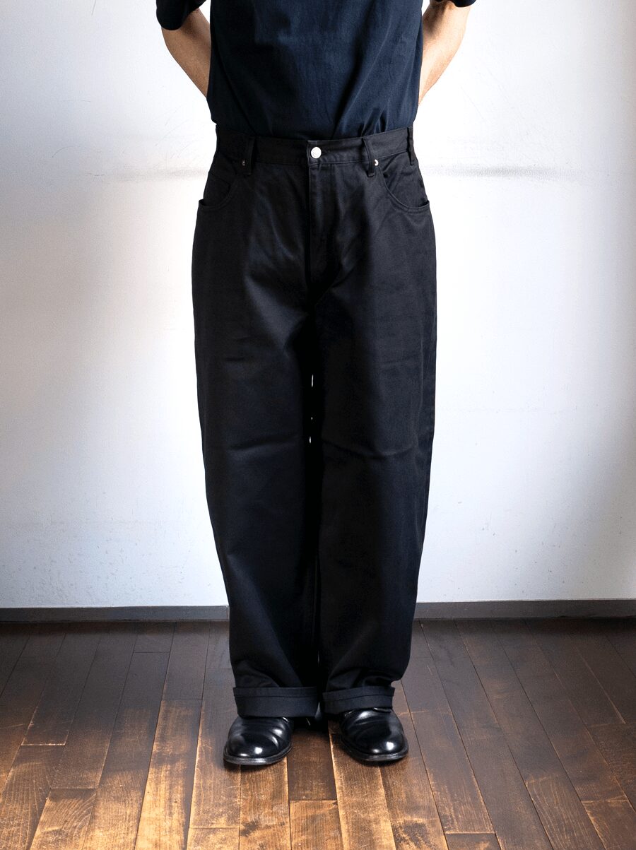 CIOTA　Cotton Twill Football Oval 5 Pocket Pants (One Wash)