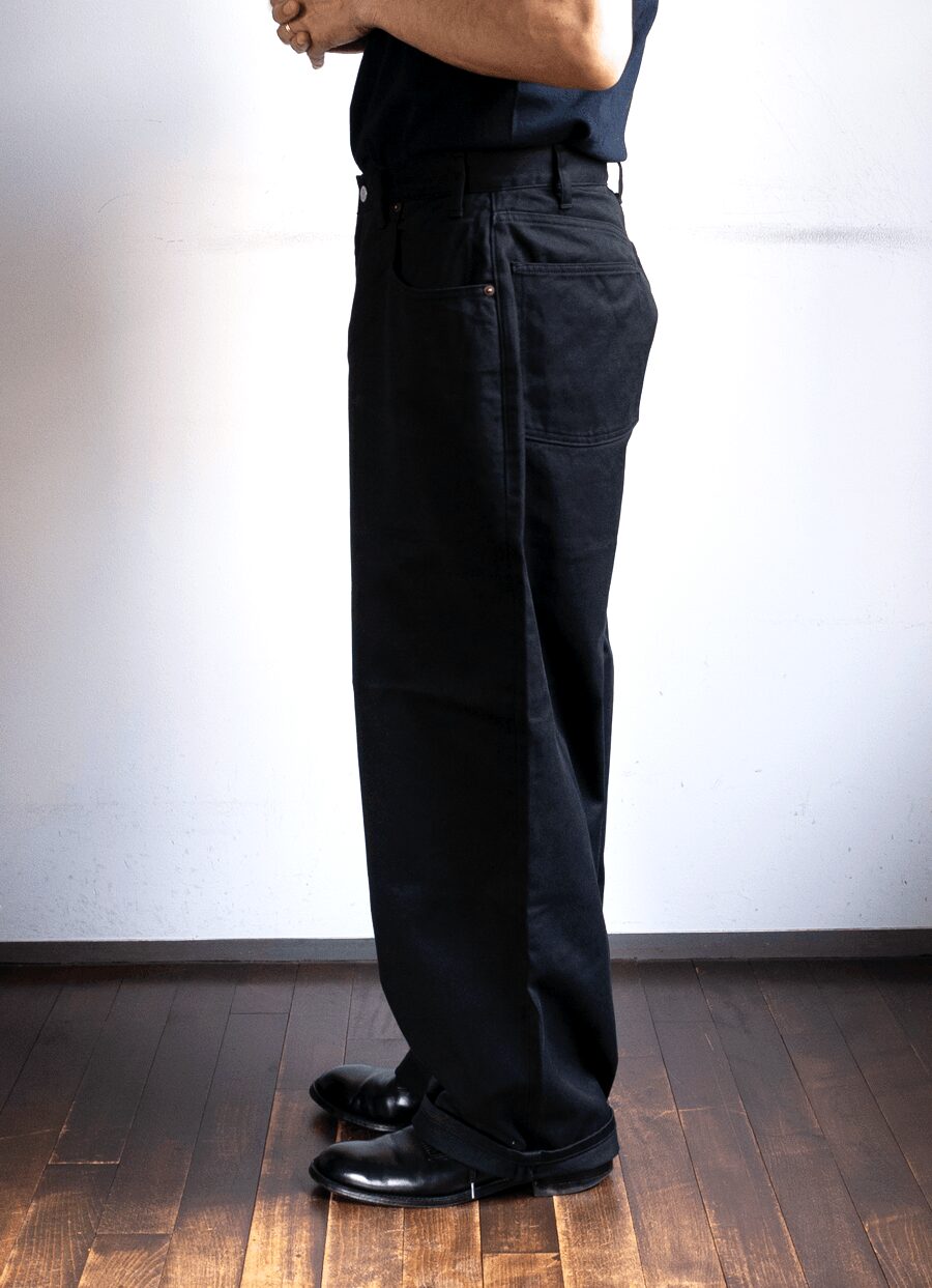 CIOTA　Cotton Twill Football Oval 5 Pocket Pants (One Wash)