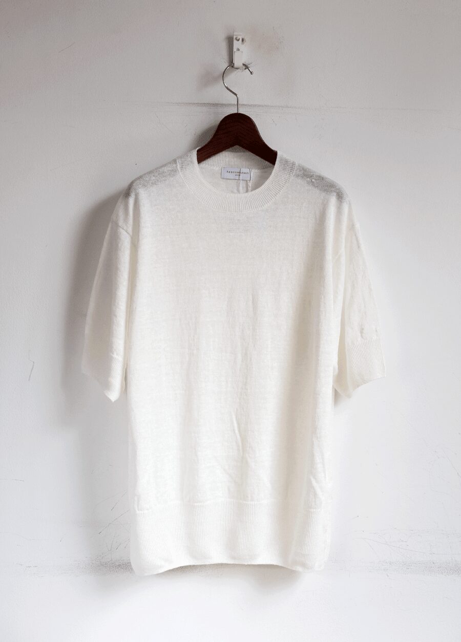 Renocntrant　LINEN CREW NECK SHORT SLEEVE