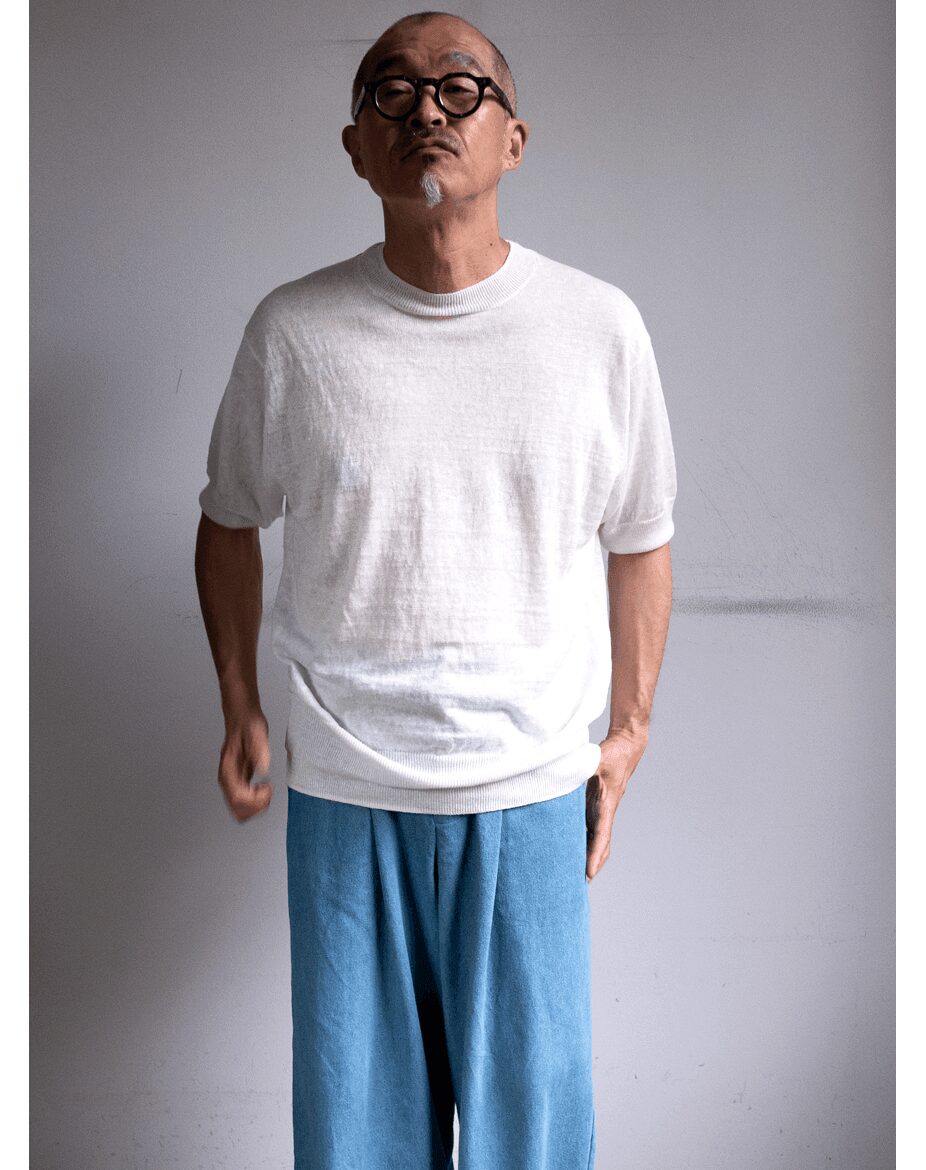 Renocntrant　LINEN CREW NECK SHORT SLEEVE