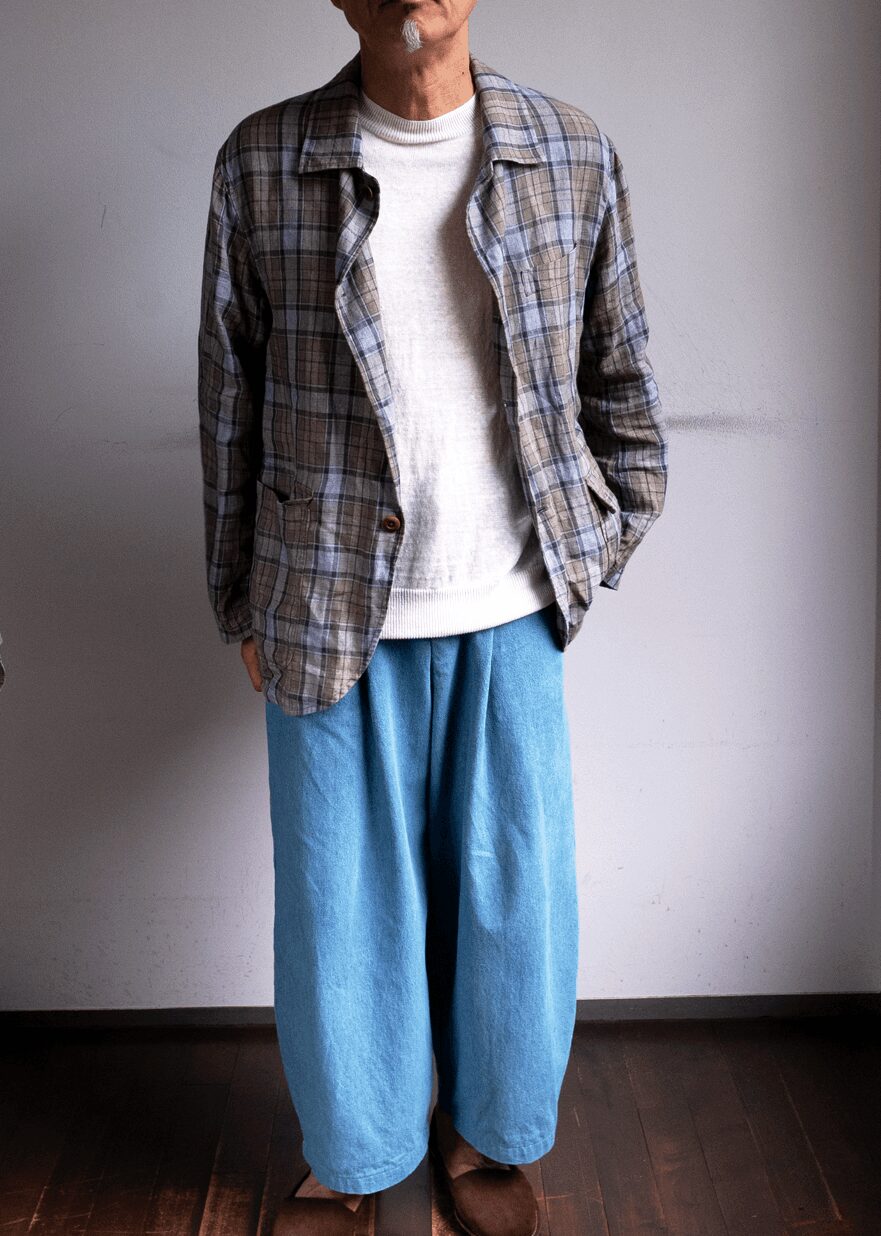 Renocntrant　LINEN CREW NECK SHORT SLEEVE