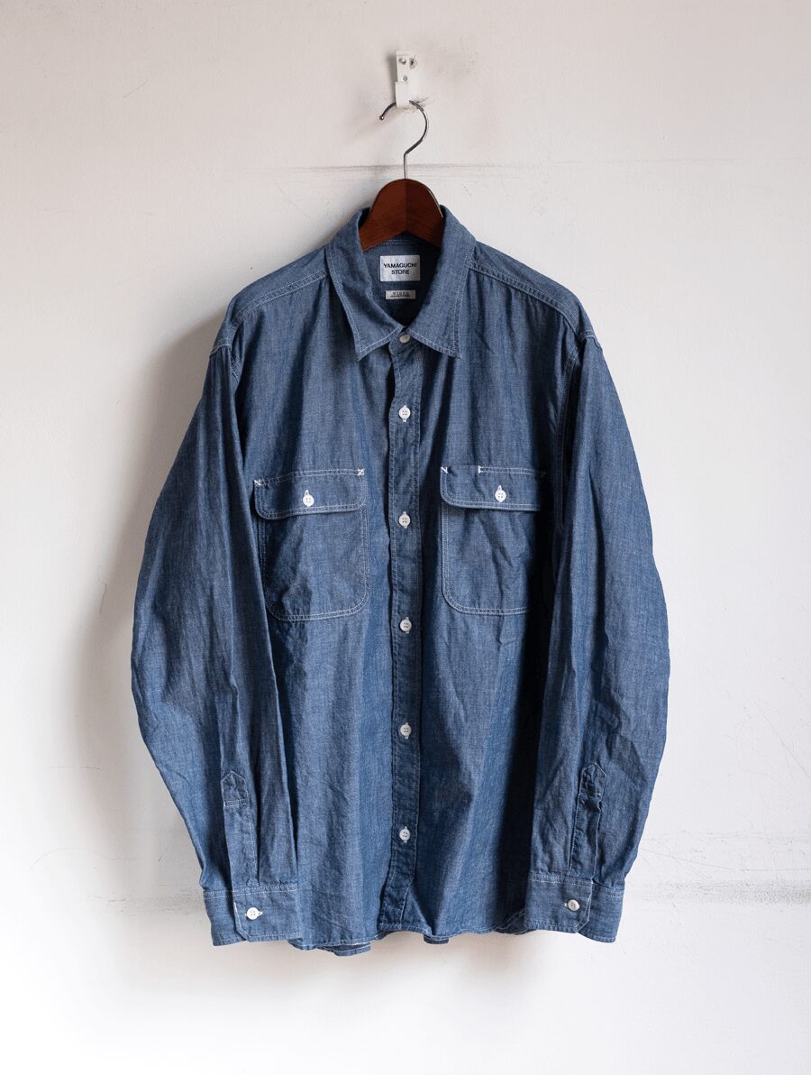 WIRED × YAMAGUCHI STORE　CHAMBRAY WORK SHIRT