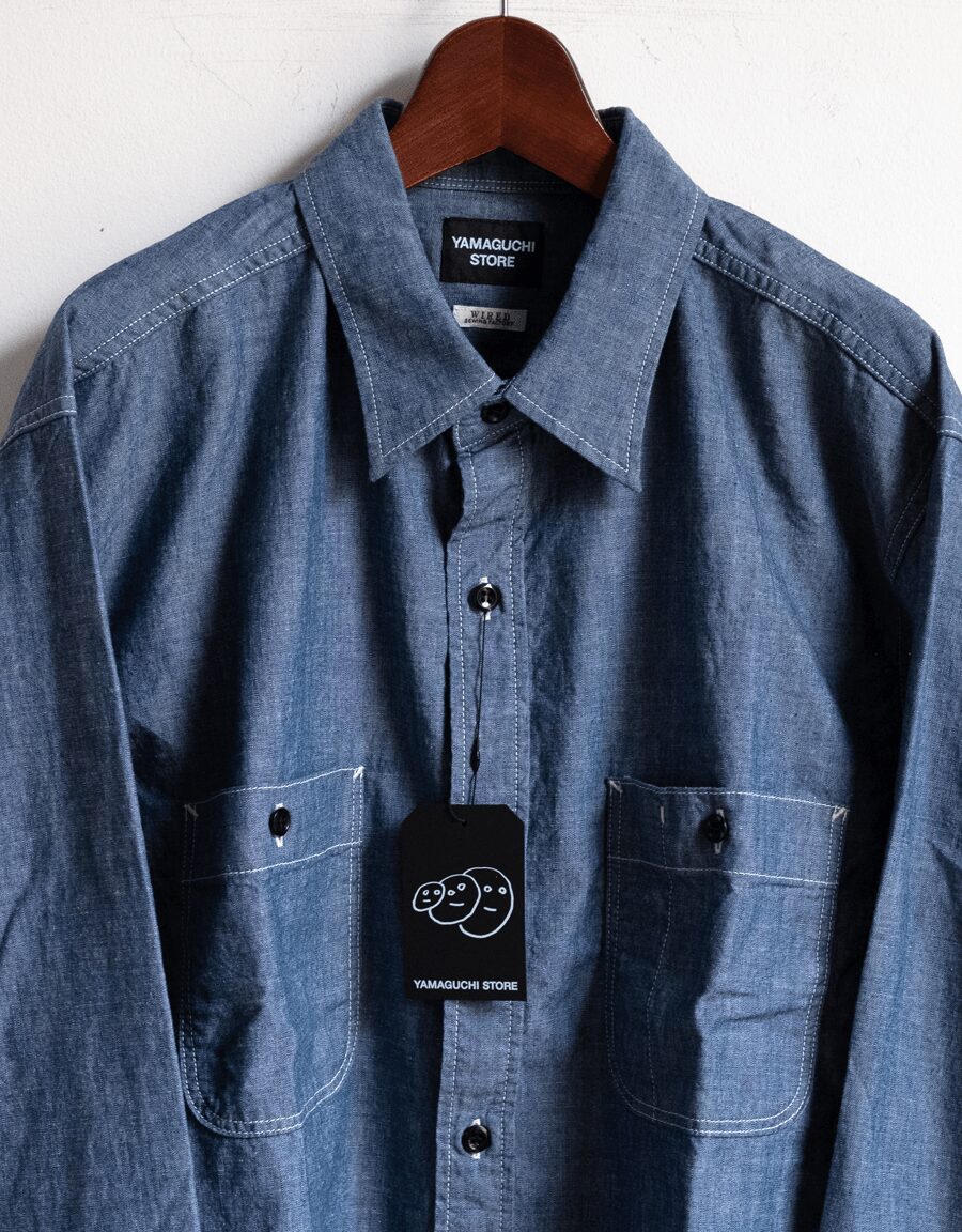 WIRED × YAMAGUCHI STORE　CHAMBRAY WORK SHIRT