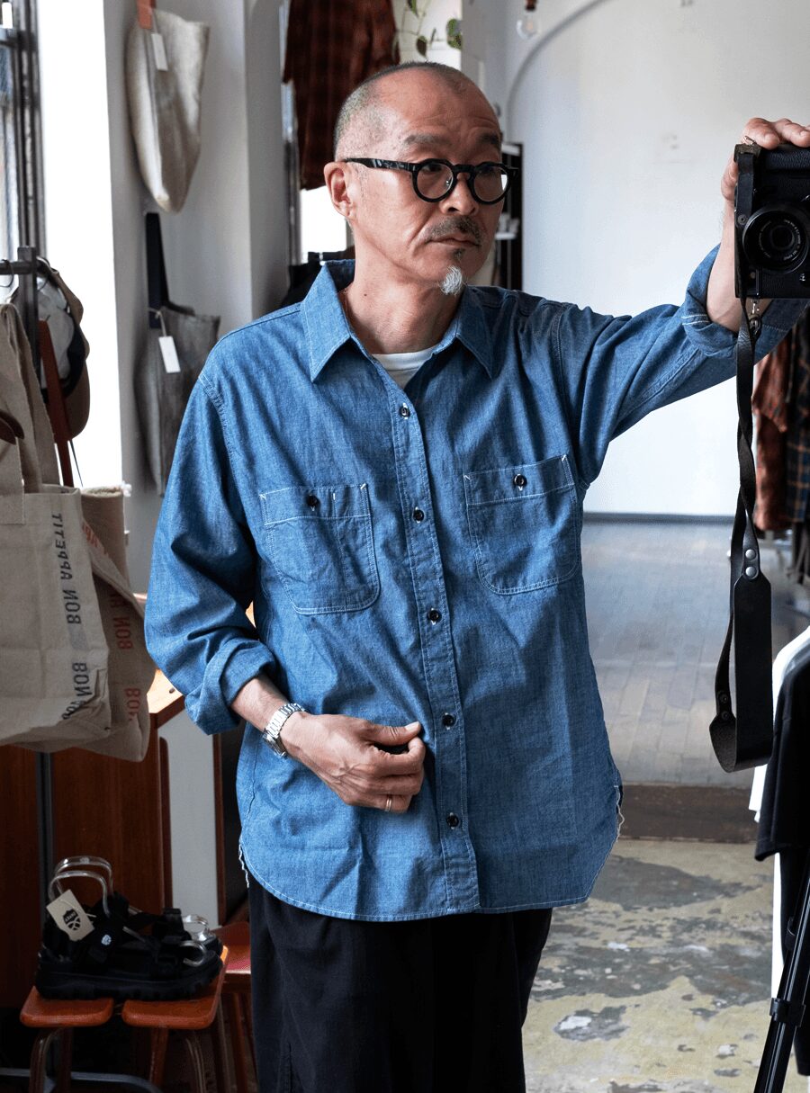 WIRED × YAMAGUCHI STORE　CHAMBRAY WORK SHIRT
