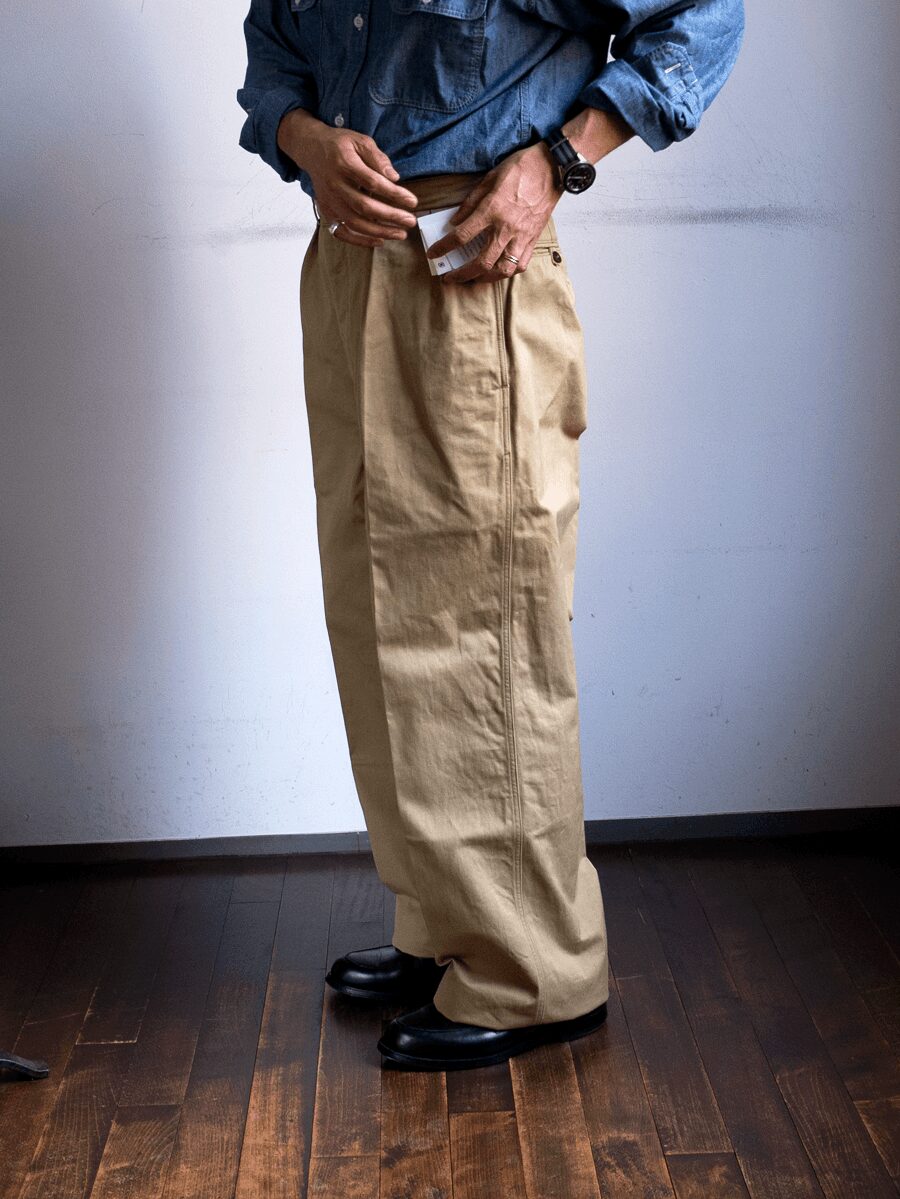 blurhms ROOTSTOCK　52 Wide Chino Pants