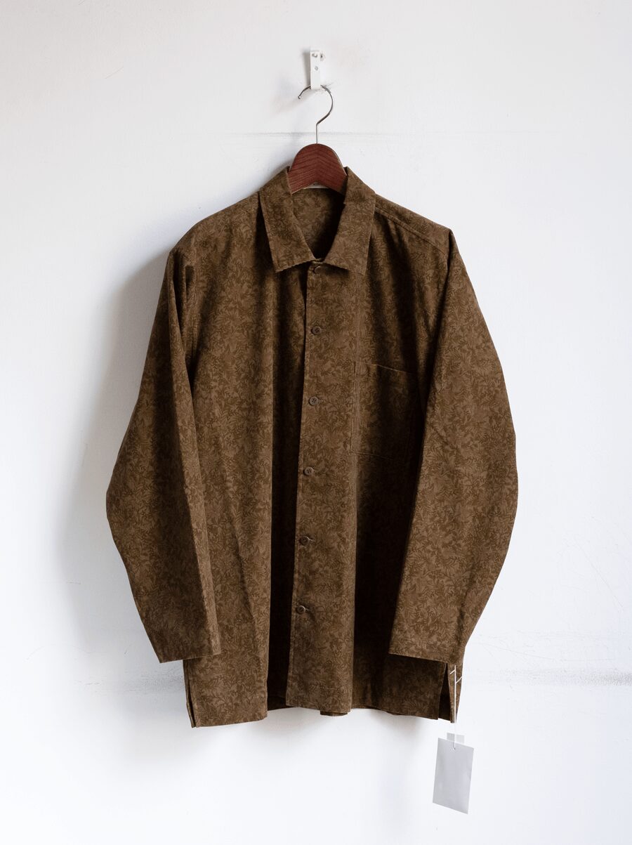 Cale　21Wale Shirt Cord Print Shirts Jacket