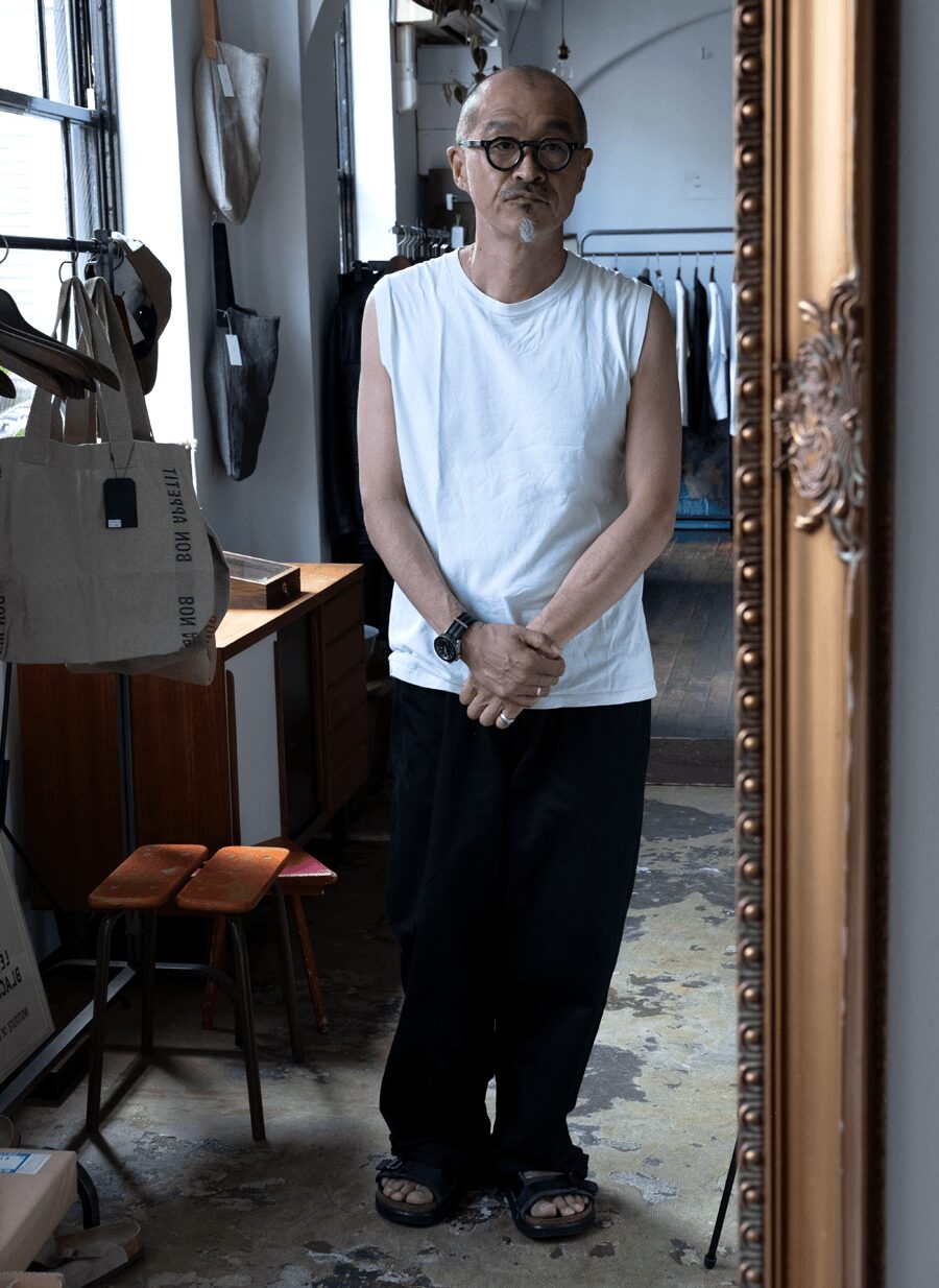 Re-stock!! COMOLI　コットンジャージ ノースリーブ