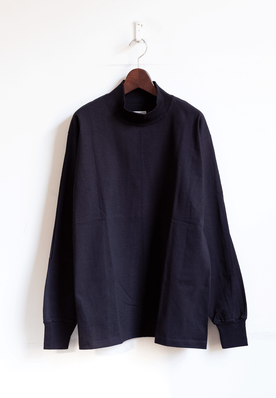 LIFE WEAR　5.5oz Mockneck Long Sleeve T