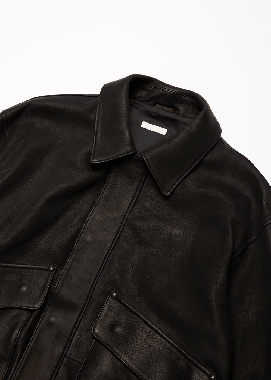 ULTERIOR　CALF LEATHER FLIGHT JACKET